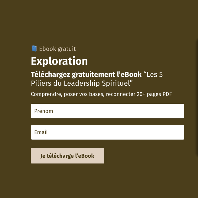ebook 5 piliers leadership spirituel ombeline becker