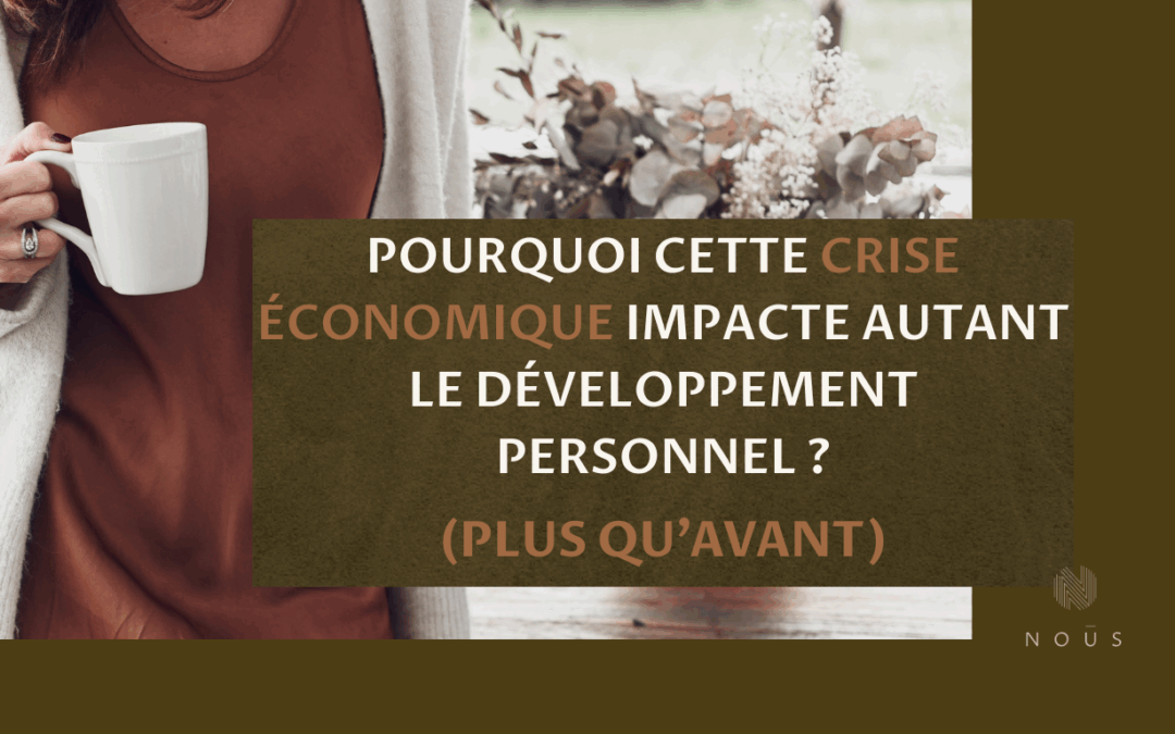 Pourquoi la crise économique touche plus durement les entrepreneurs du développement personnel ?