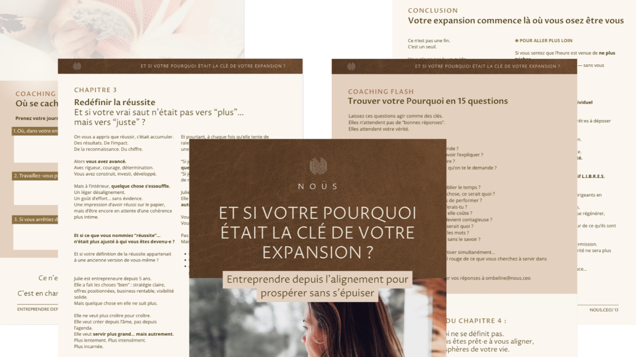 révéler son pourquoi ombeline becker